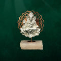 Mandala Ganesha 999 Silver Plated Decorative Artifact