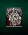 Radha Krishna 999 Silver Plated Wall Frame