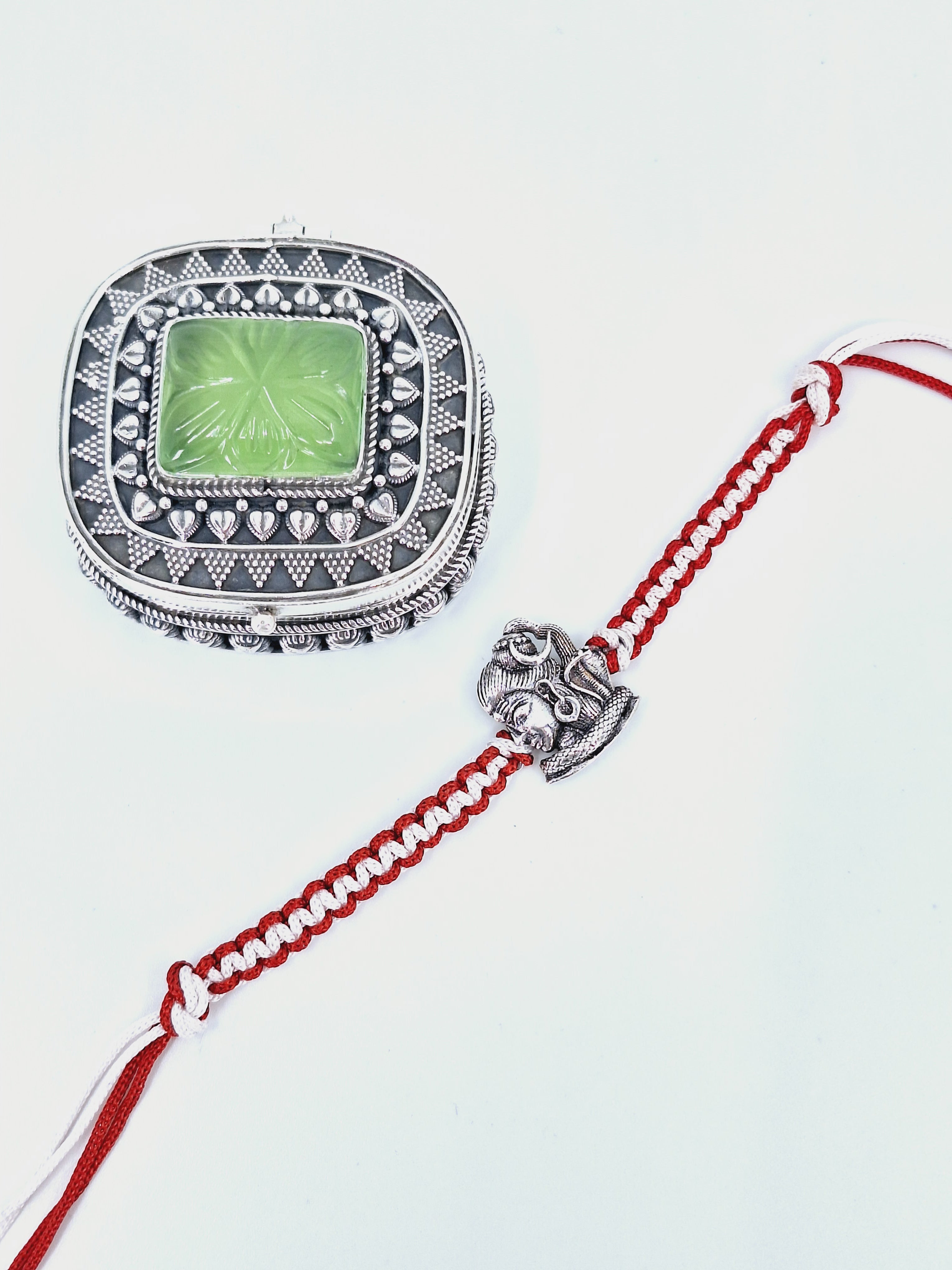 Shiv Motif Dual Dhaga Rakhi