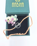 Bhai Motif Pastel Dhaga Rakhi