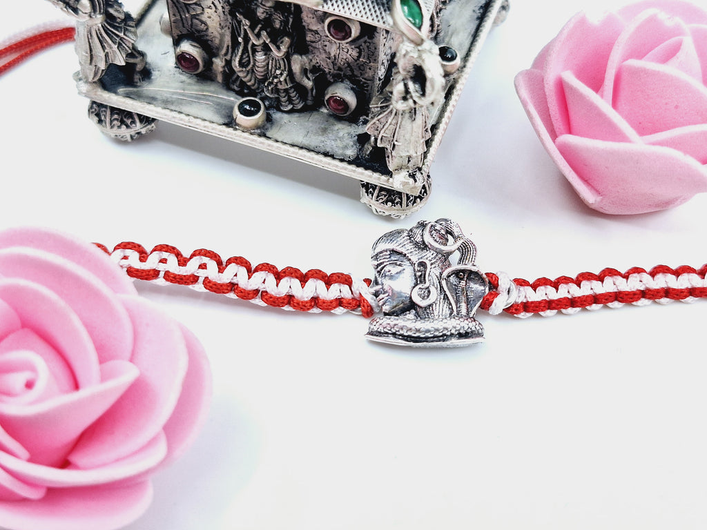 Shiv Motif Dual Dhaga Rakhi