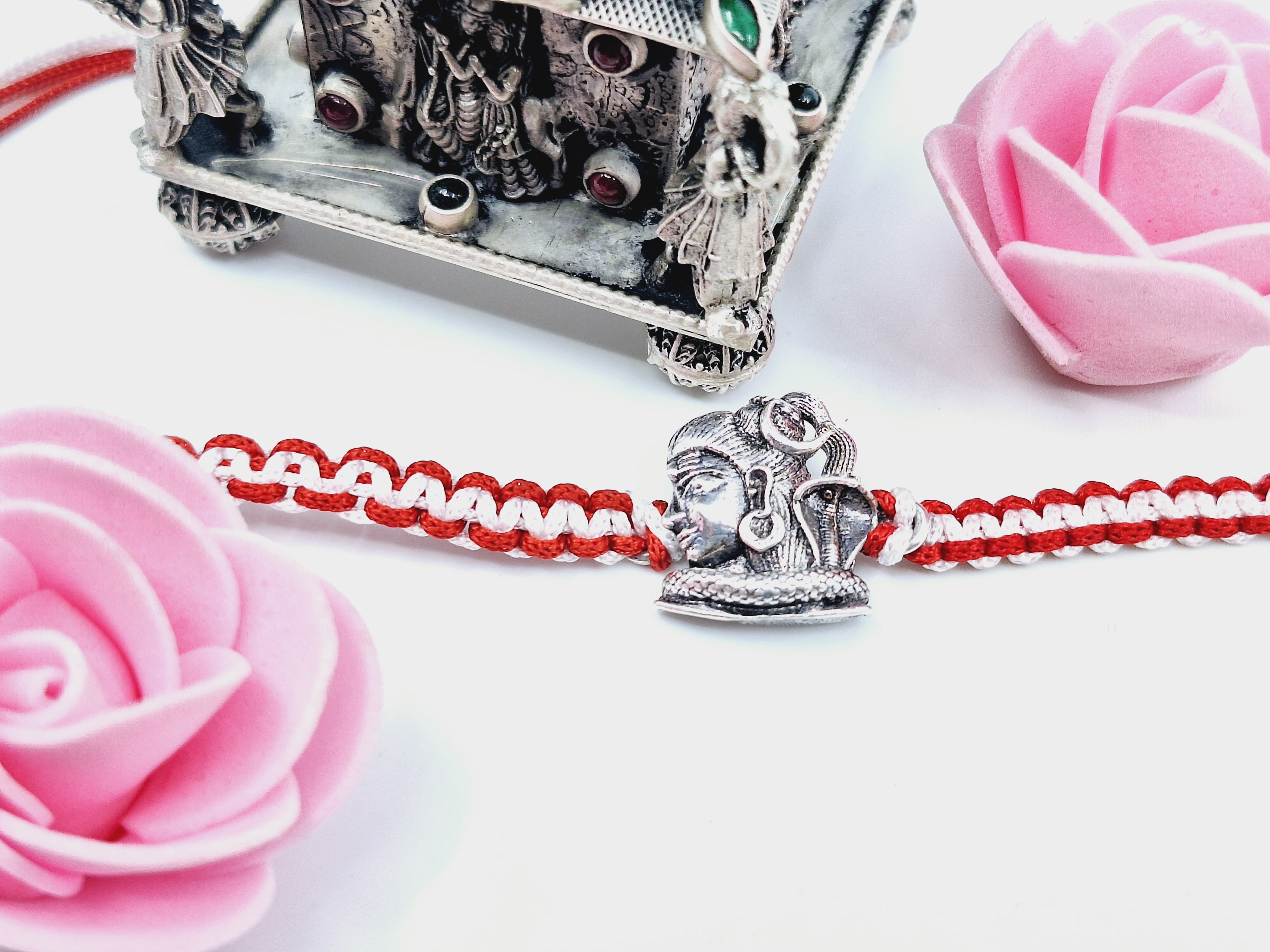 Shiv Motif Dual Dhaga Rakhi
