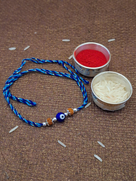 Evil Eye Rudraksh Rakhi