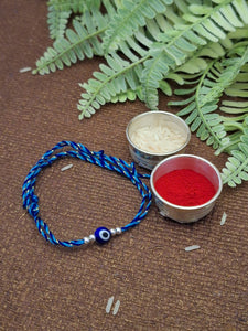 Evil Eye Blue Dhaga Rakhi