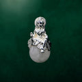 Shubh Lakshmi 999 Silver Plated Crystal Sphere Idol