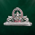 Royal Ganesha Blessings Silver Plated Décor