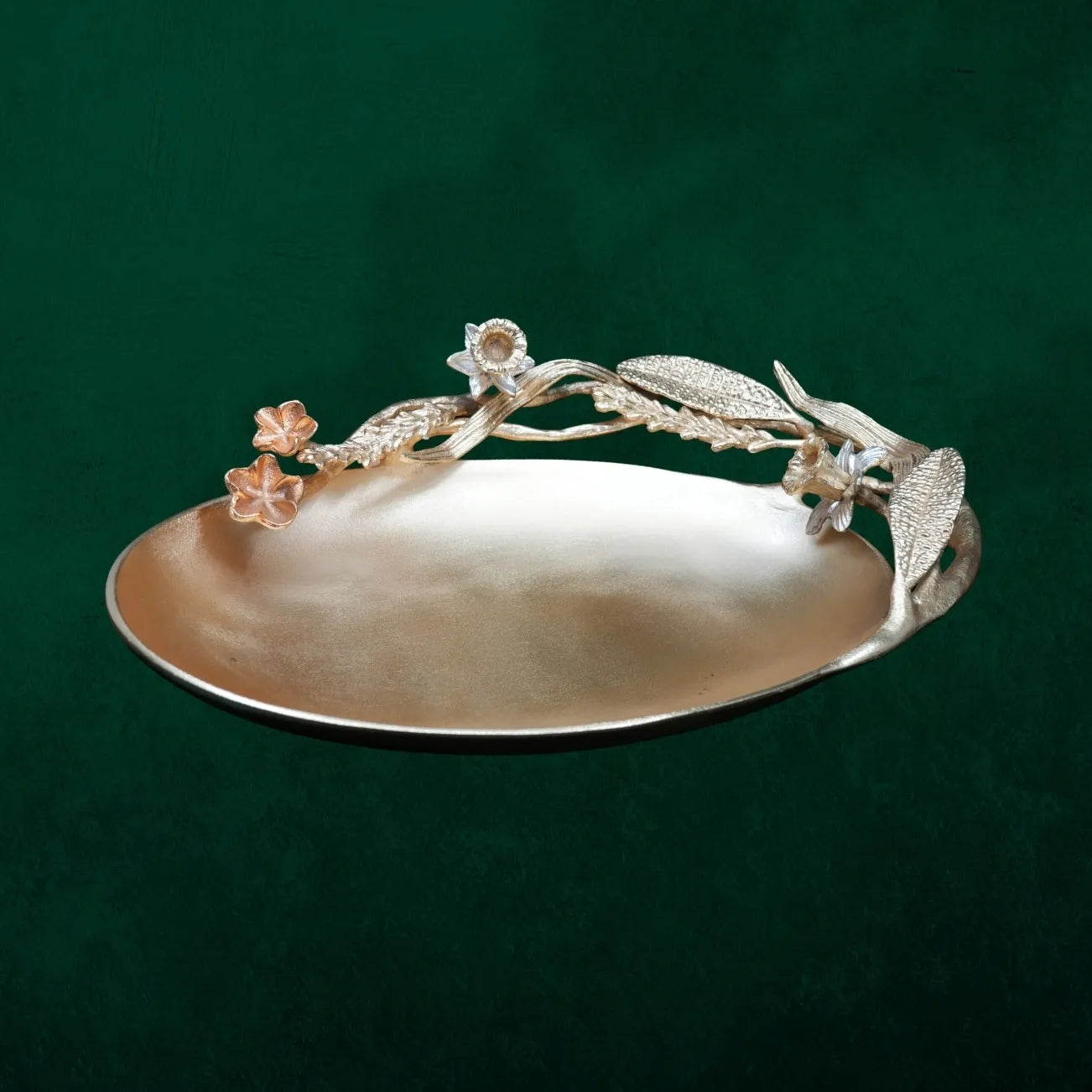Floral Bloom Luxe Serving Tray
