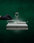 Luxury Dual Snack Serving Box with Lid & Tray
