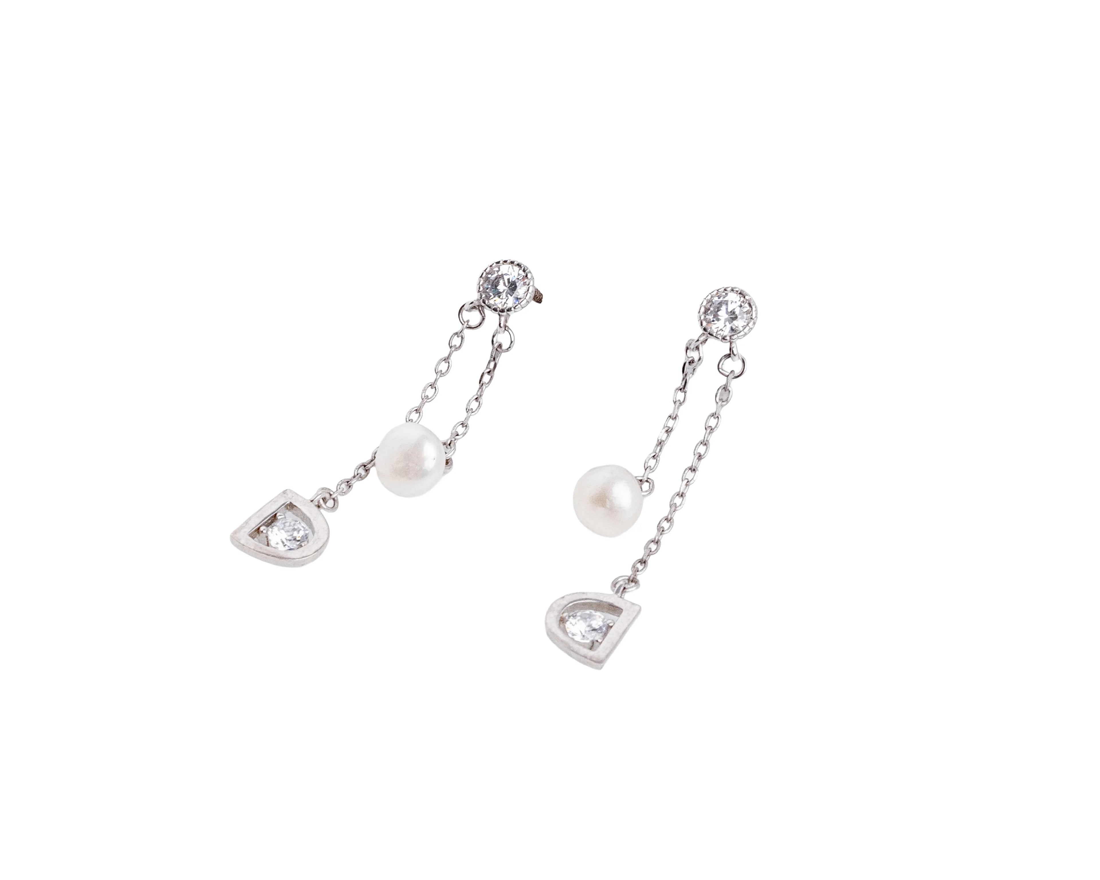 Keepsakes Celeste Pearl Drop 925 Silver Earrings