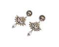 Sangam Chandrika Dual-Tone Drop Earrings