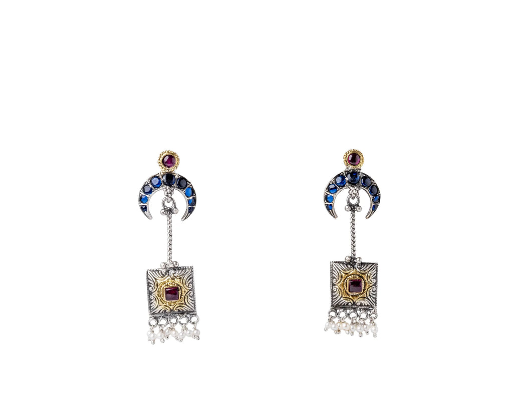 Sangam Chandrika Pearl Drop Earrings