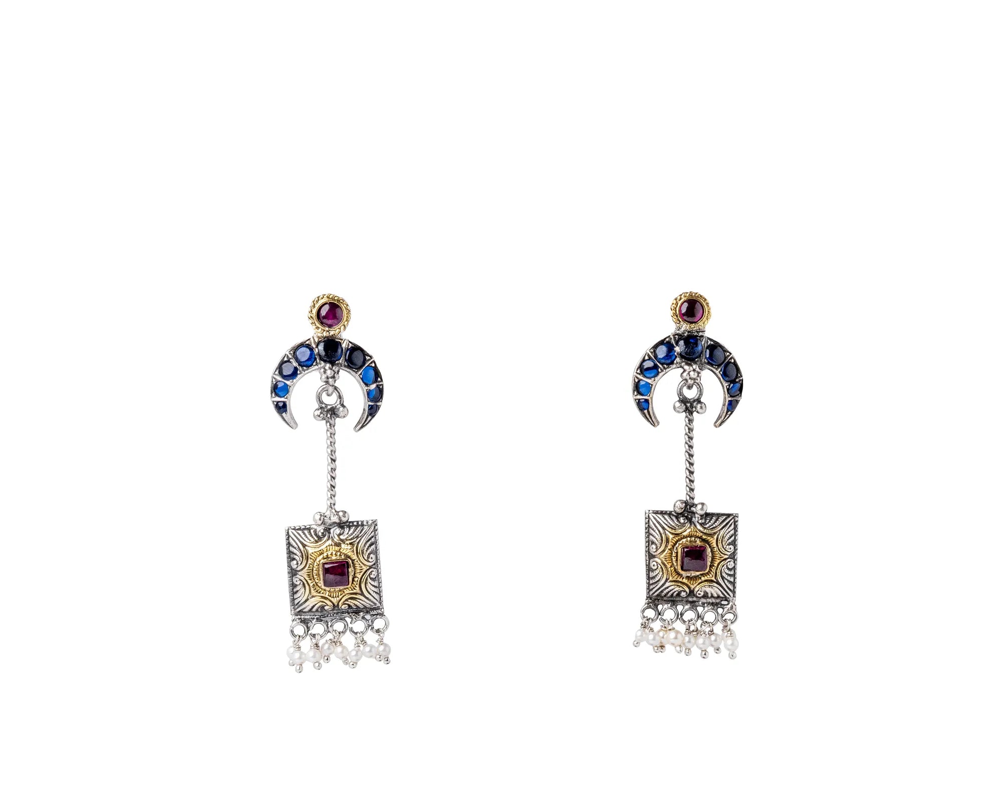 Sangam Chandrika Pearl Drop Earrings