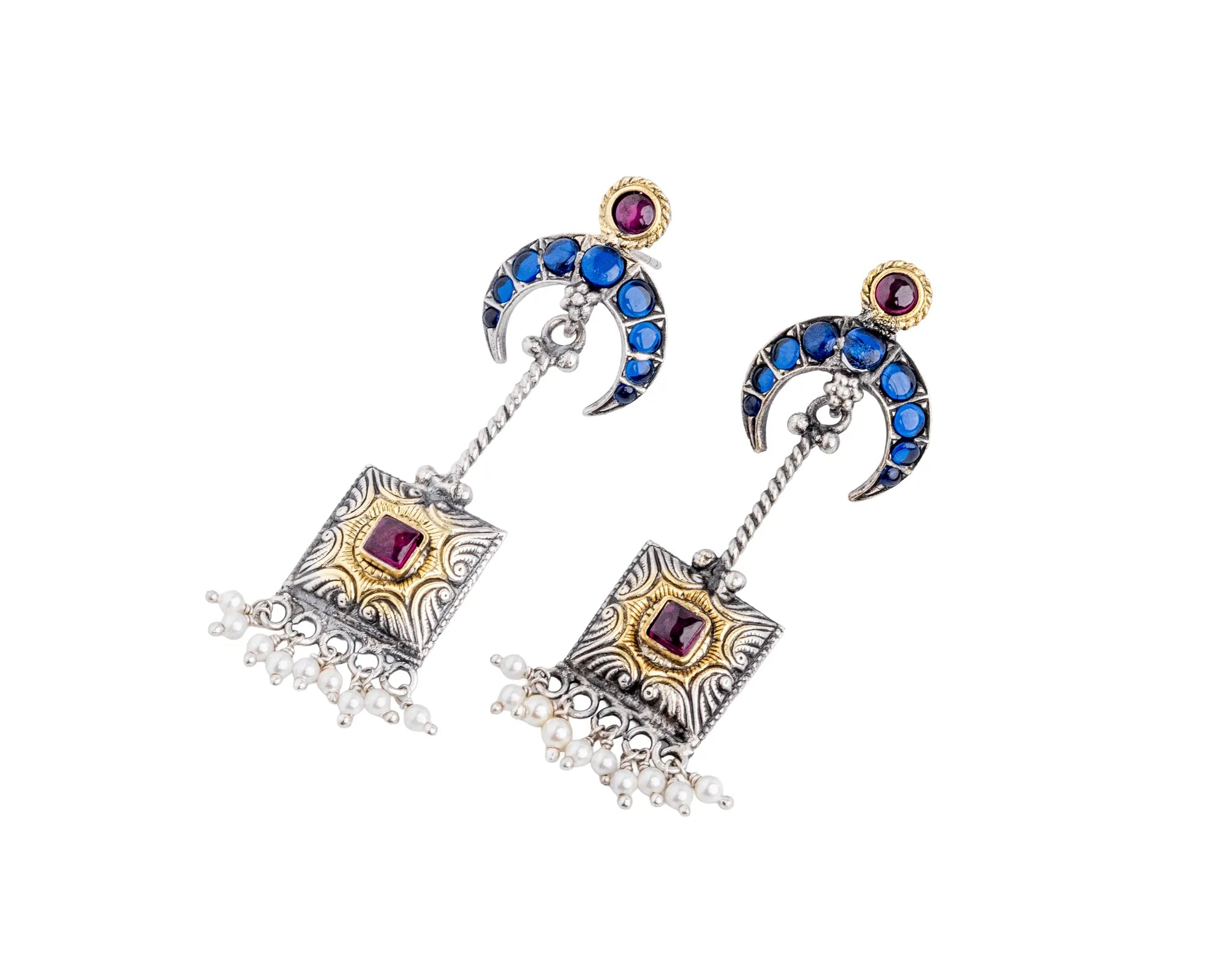Sangam Chandrika Pearl Drop Earrings