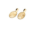 Keepsakes Aurelia 925 Silver Brushed Gold Drop Earrings