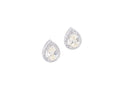 Keepsakes Elara Teardrop 925 Silver Stud Earrings