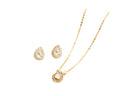 Noor Teardrop Sparkle Pendant & Earring Set