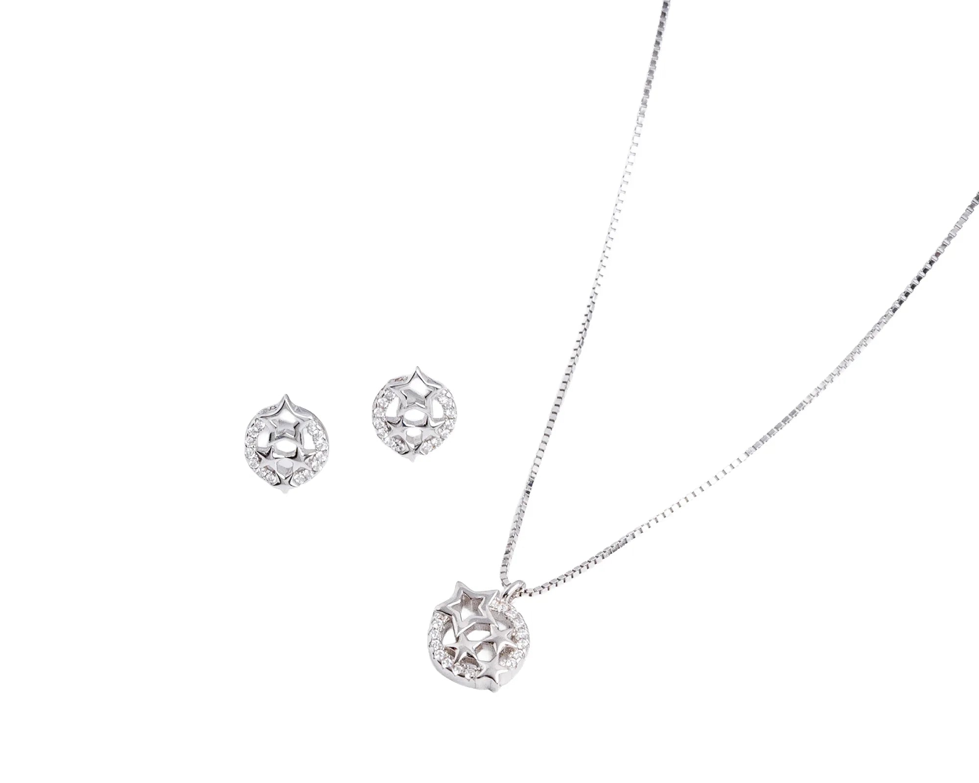 Keepsakes Celestial Stars Pendant & Earring Set