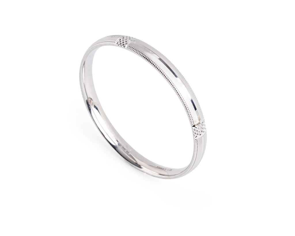 Keepsakes Classic Textured Silver Kada