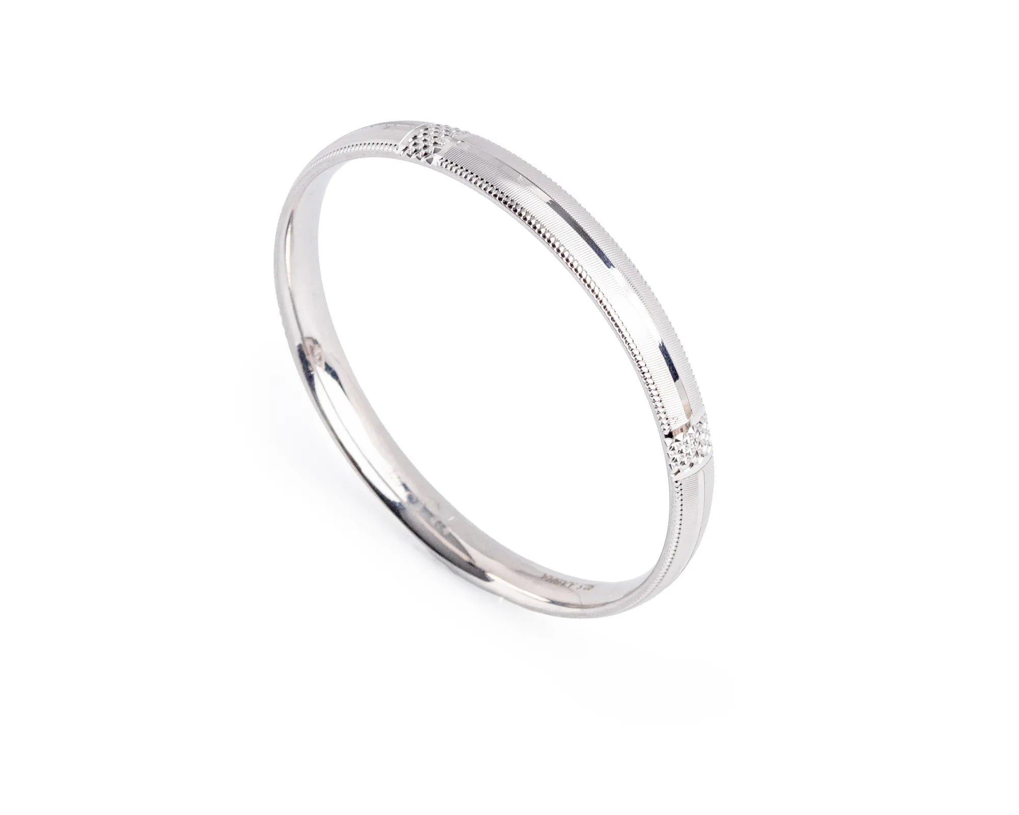 Keepsakes Classic Textured Silver Kada