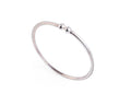 Keepsakes Twin Bead Silver Bangle