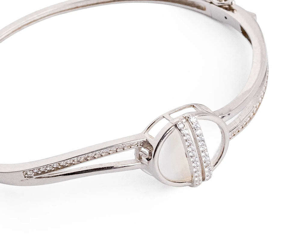 Keepsakes Moonstone Elegance Silver Kada