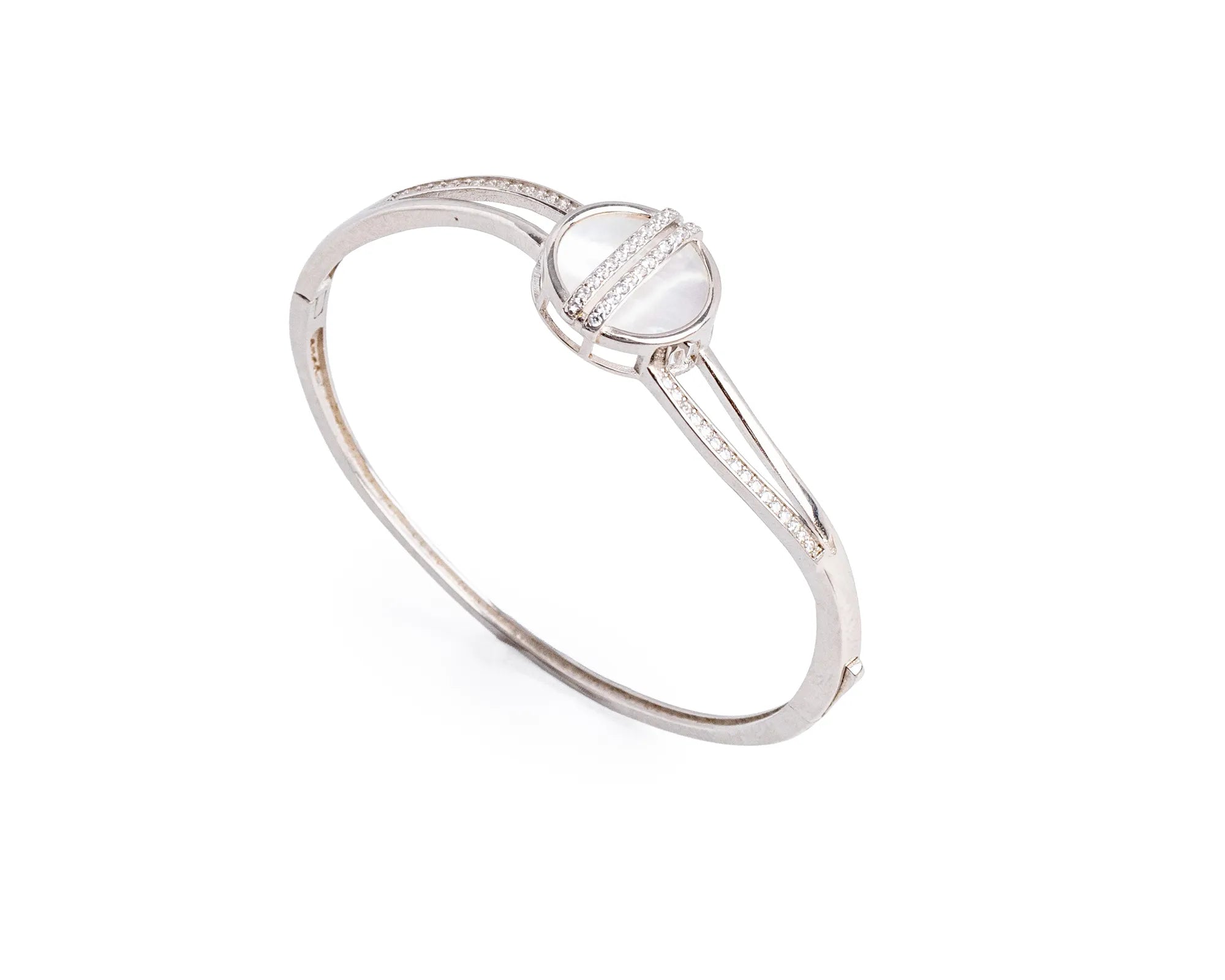 Keepsakes Moonstone Elegance Silver Kada