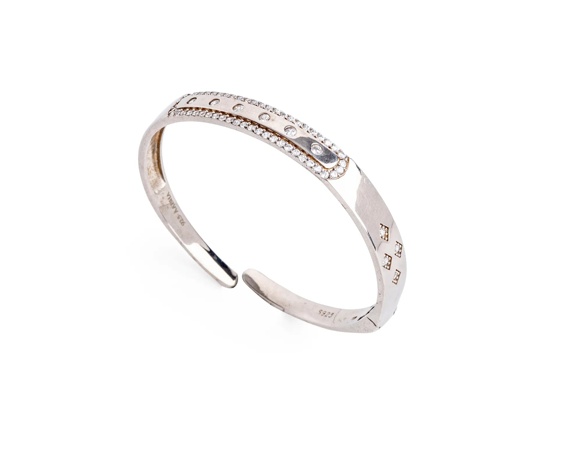 Keepsakes Radiant Openwork Silver Kada