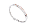 Keepsakes Radiant Duo-Tone Openable Silver Bracelet