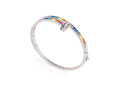 Keepsakes Rainbow Harmony Openable Silver Bracelet
