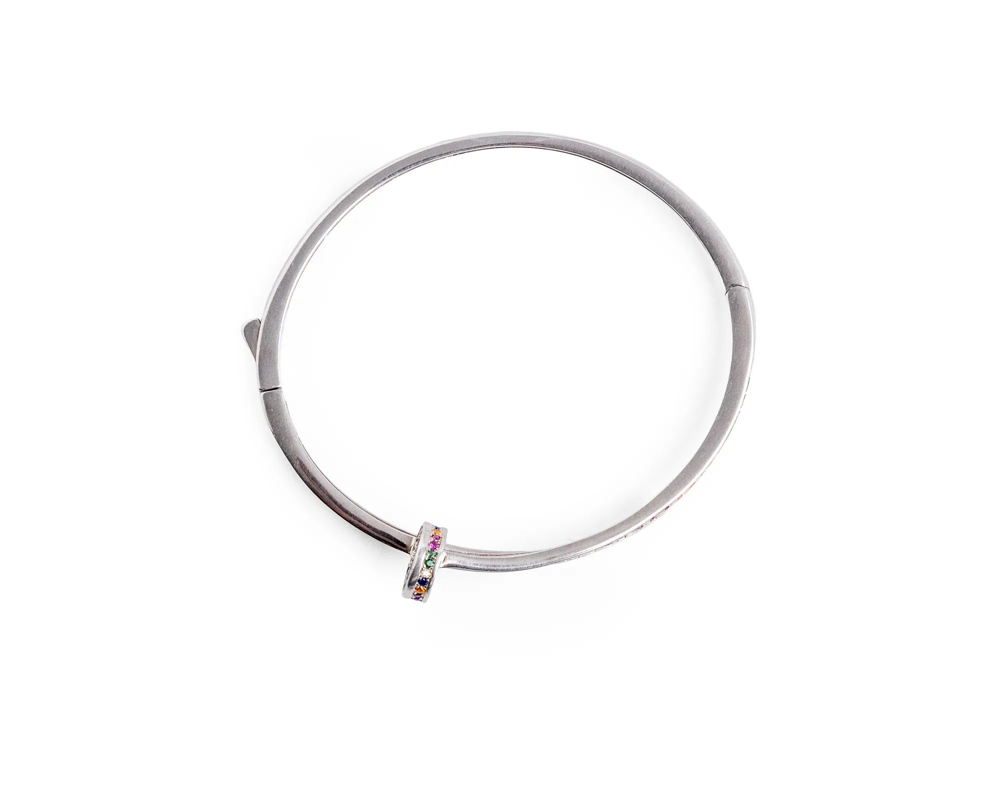 Keepsakes Rainbow Harmony Openable Silver Bracelet