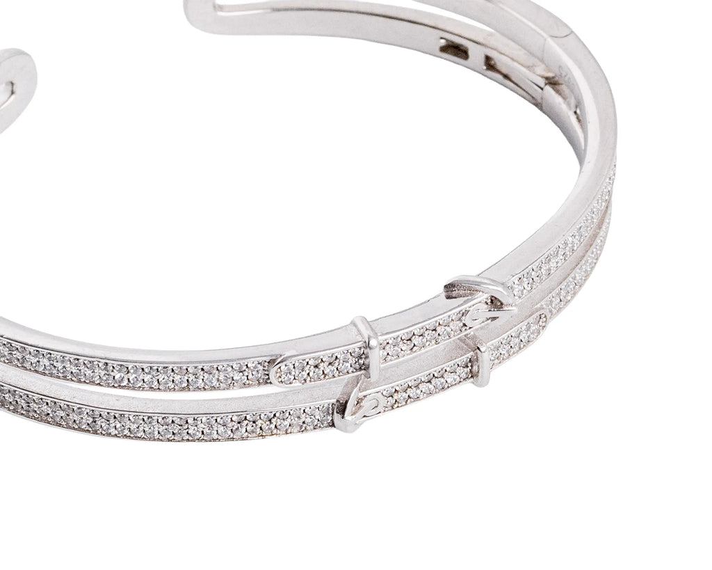 Keepsakes Infinity Grace Openable Silver Bracelet