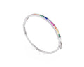 Keepsakes Spectrum Sparkle Openable Silver Bracelet