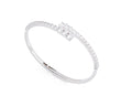Keepsakes Radiant Crystal Silver Kada