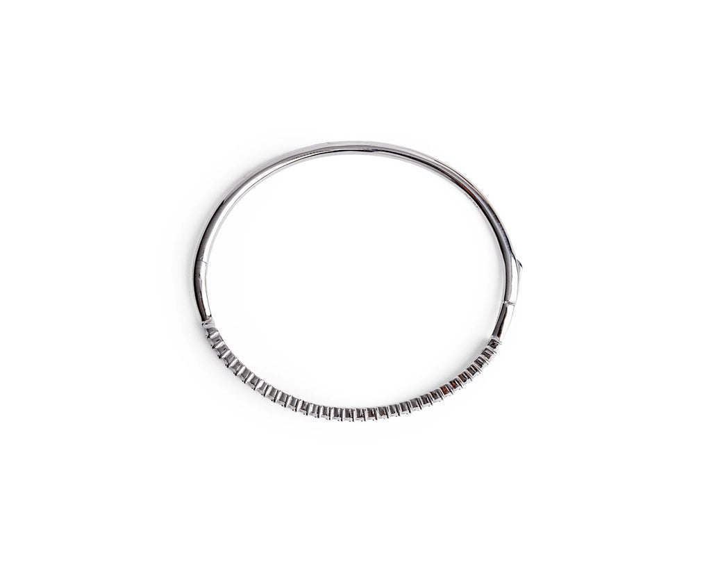 Keepsakes Celestial Spark 925 Silver Oval Kada Bracelet