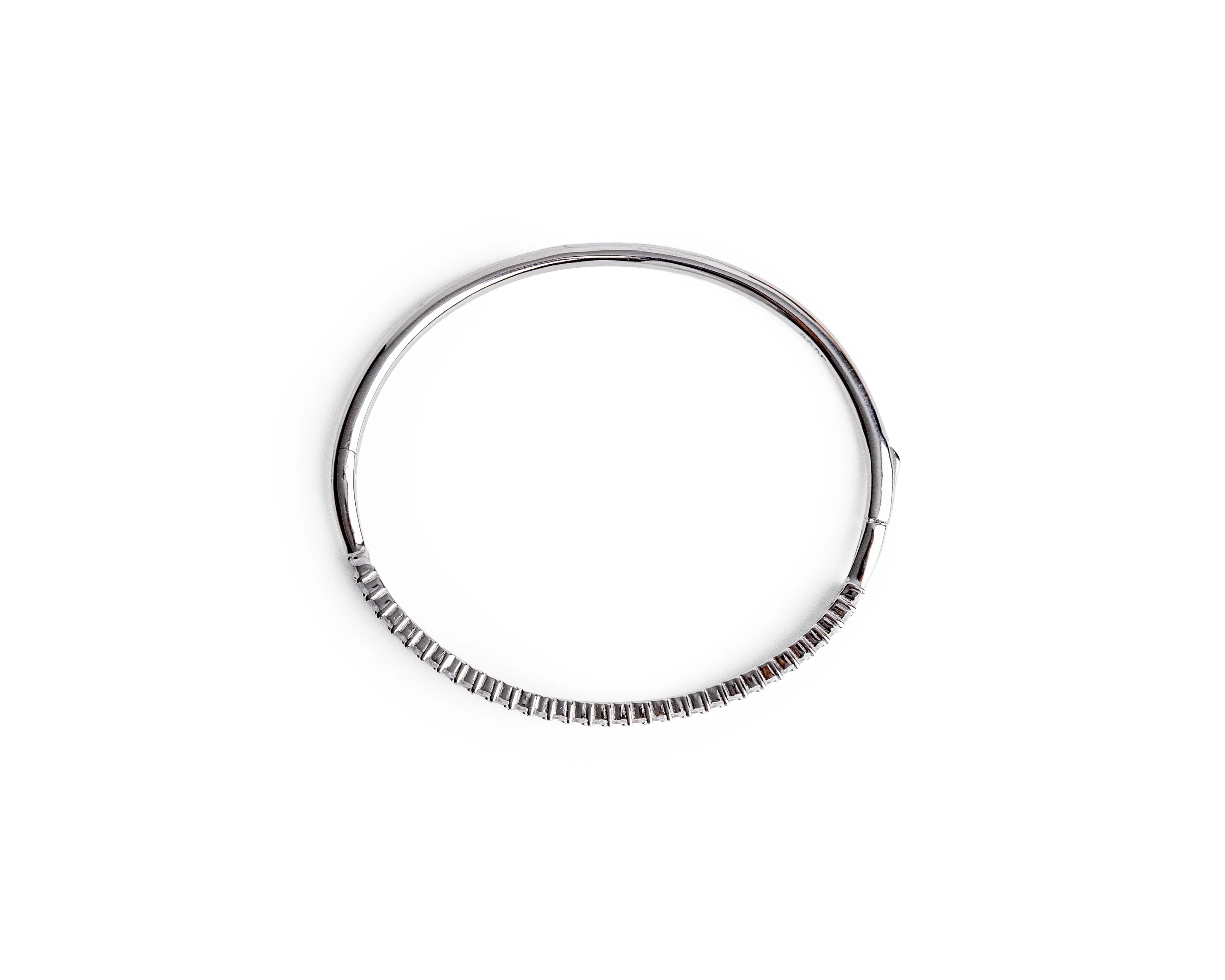 Keepsakes Celestial Spark 925 Silver Oval Kada Bracelet