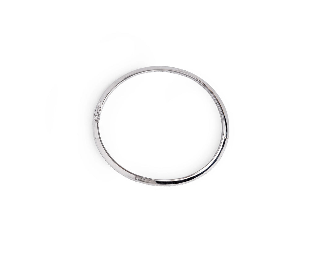 Keepsakes Whisper Line 925 Silver Oval Kada Bracelet
