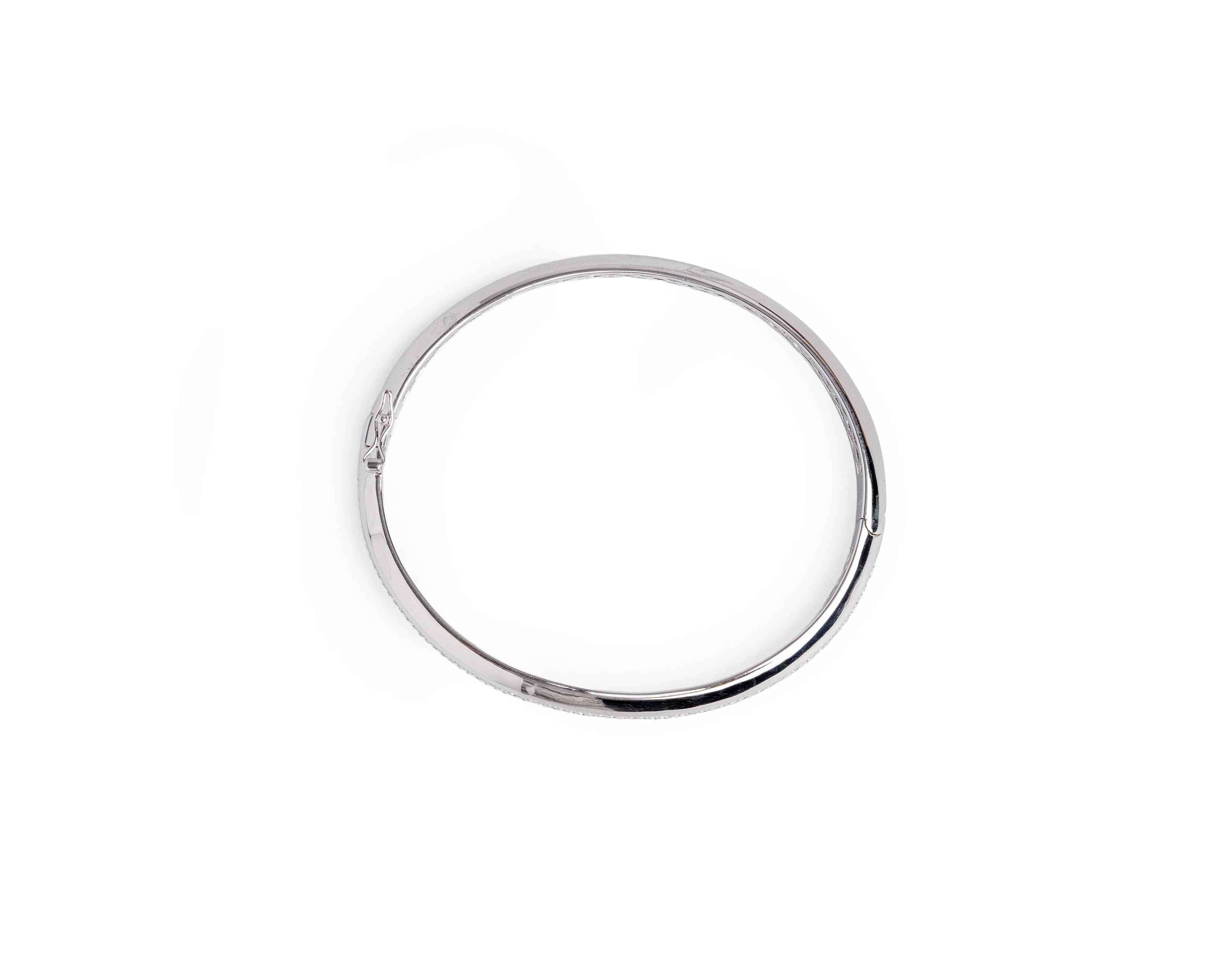Keepsakes Whisper Line 925 Silver Oval Kada Bracelet