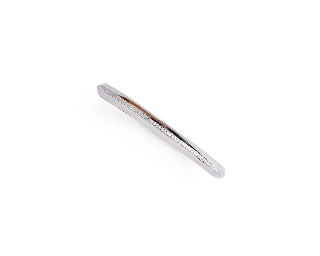 Keepsakes Whisper Line 925 Silver Oval Kada Bracelet