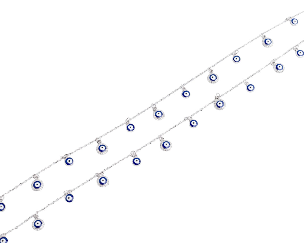 Keepsakes Evil Eye Charm Anklet
