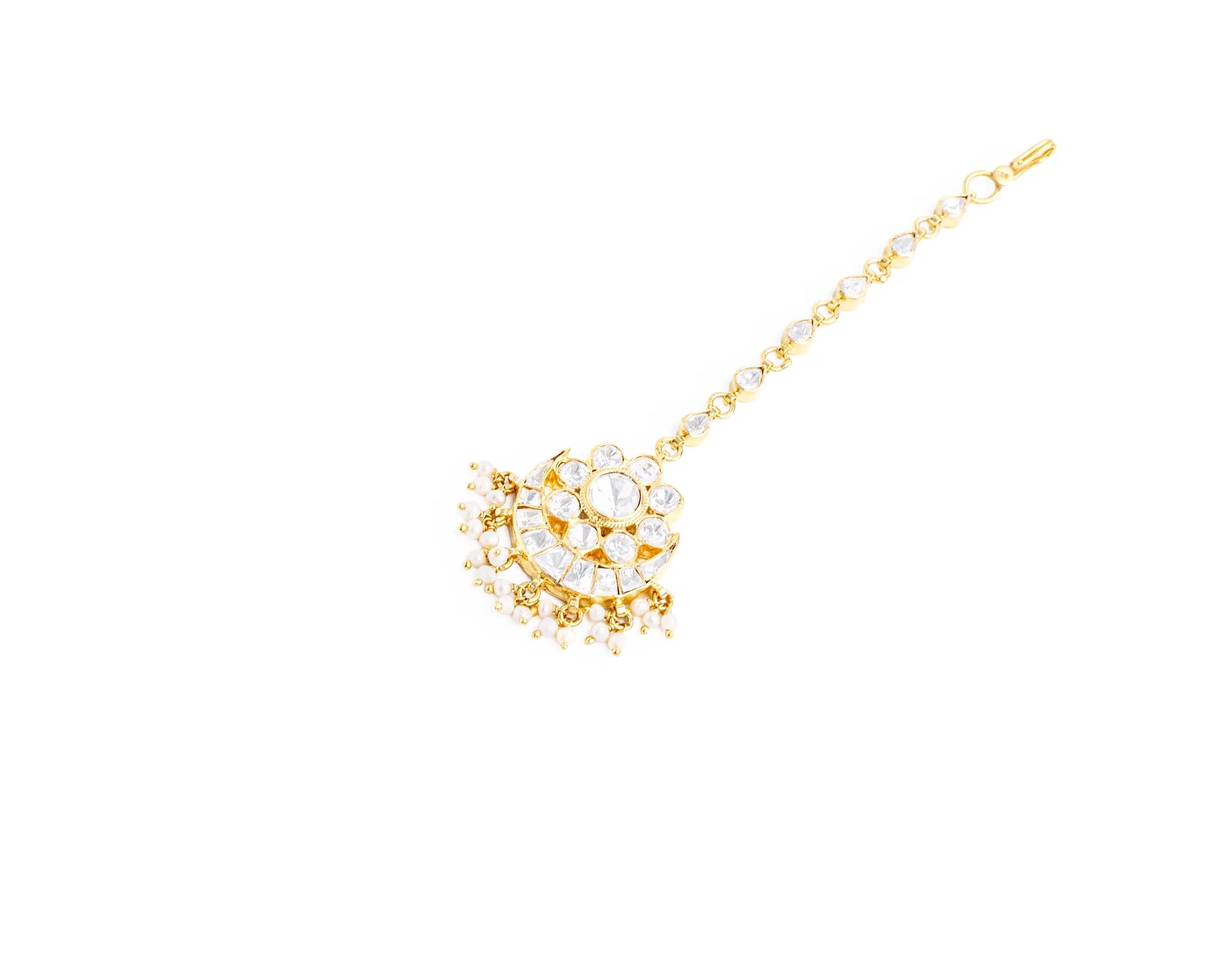 Noor Crescent Kundan Maang Tika