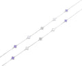 Keepsakes Lavender Clover Anklet
