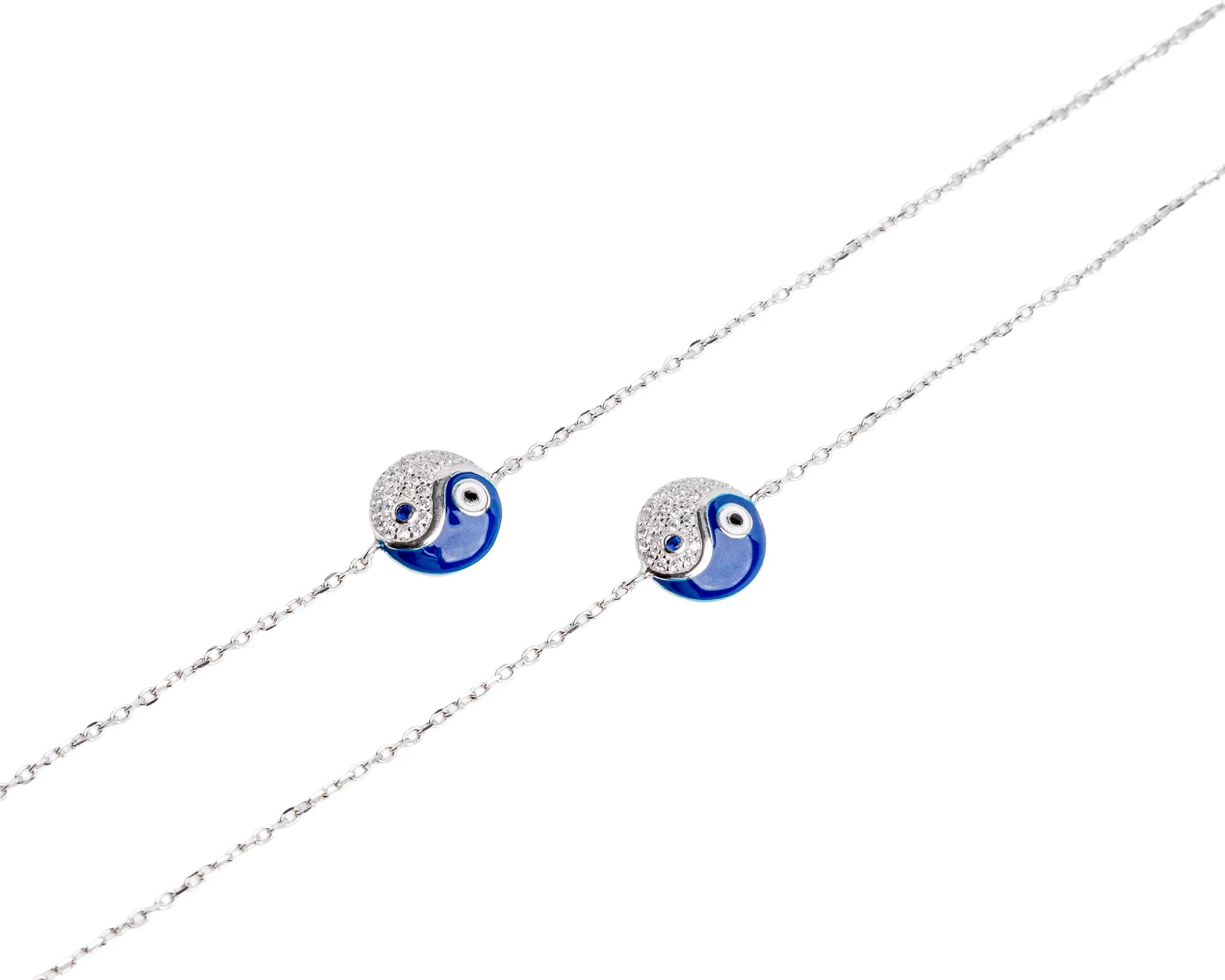 Keepsakes Yin & Yang Evil Eye Anklet