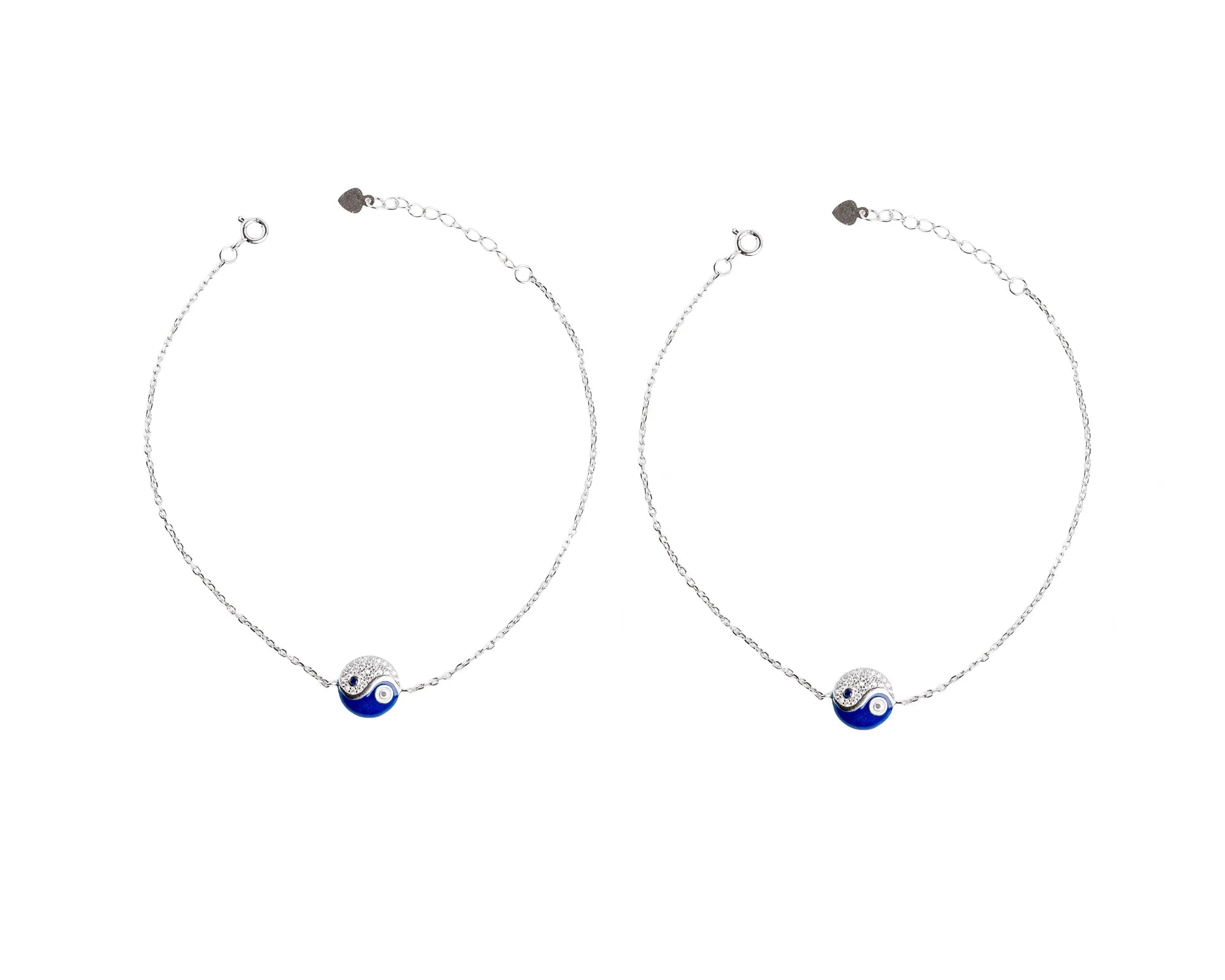 Keepsakes Yin & Yang Evil Eye Anklet