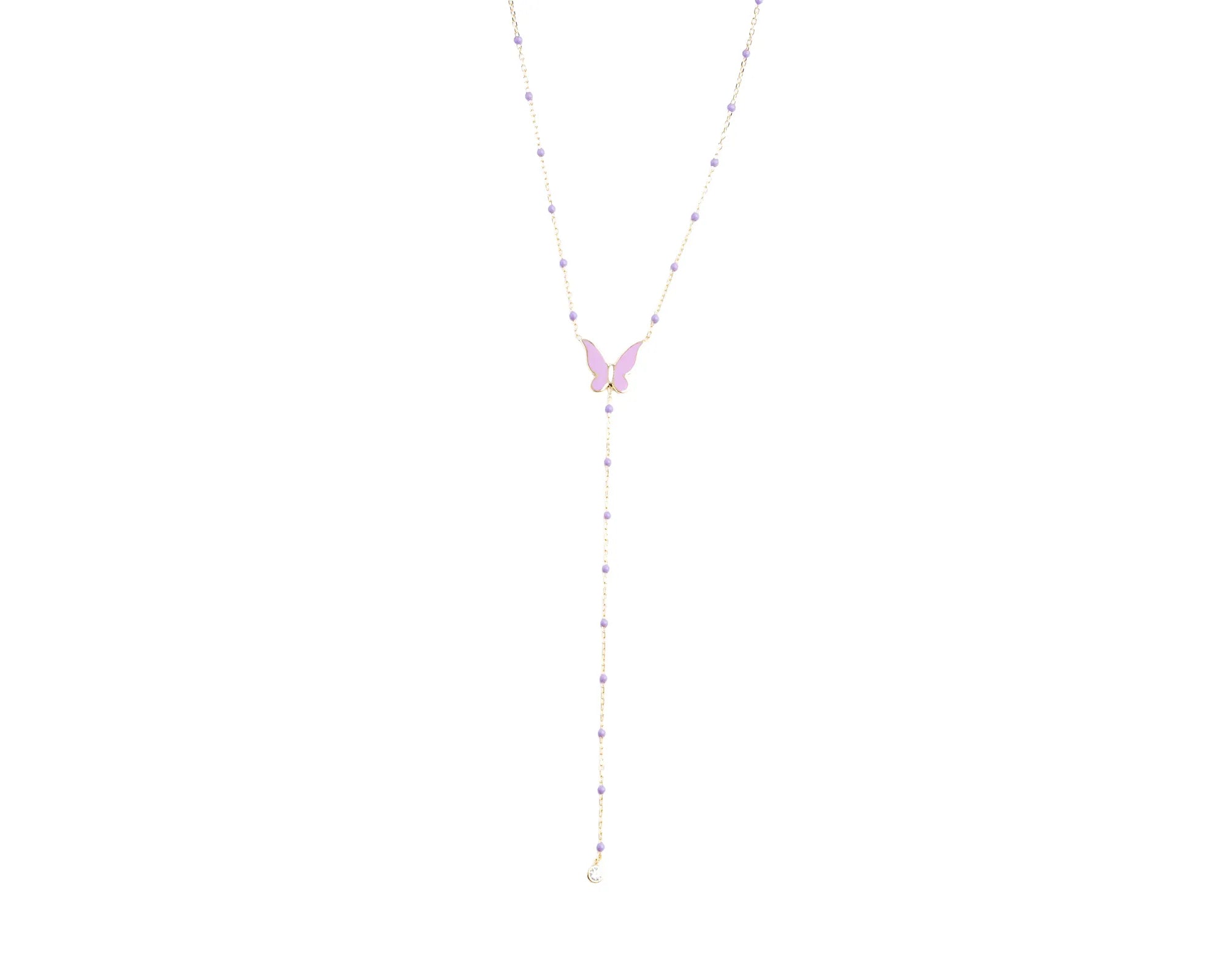 Keepsakes Butterfly Drop Necklace