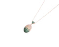Keepsakes Pavé Oval Pendant Necklace