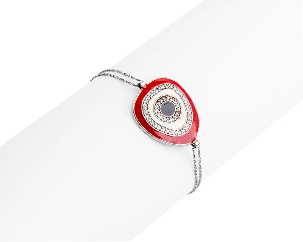 Keepsakes Crimson Evil Eye Bracelet