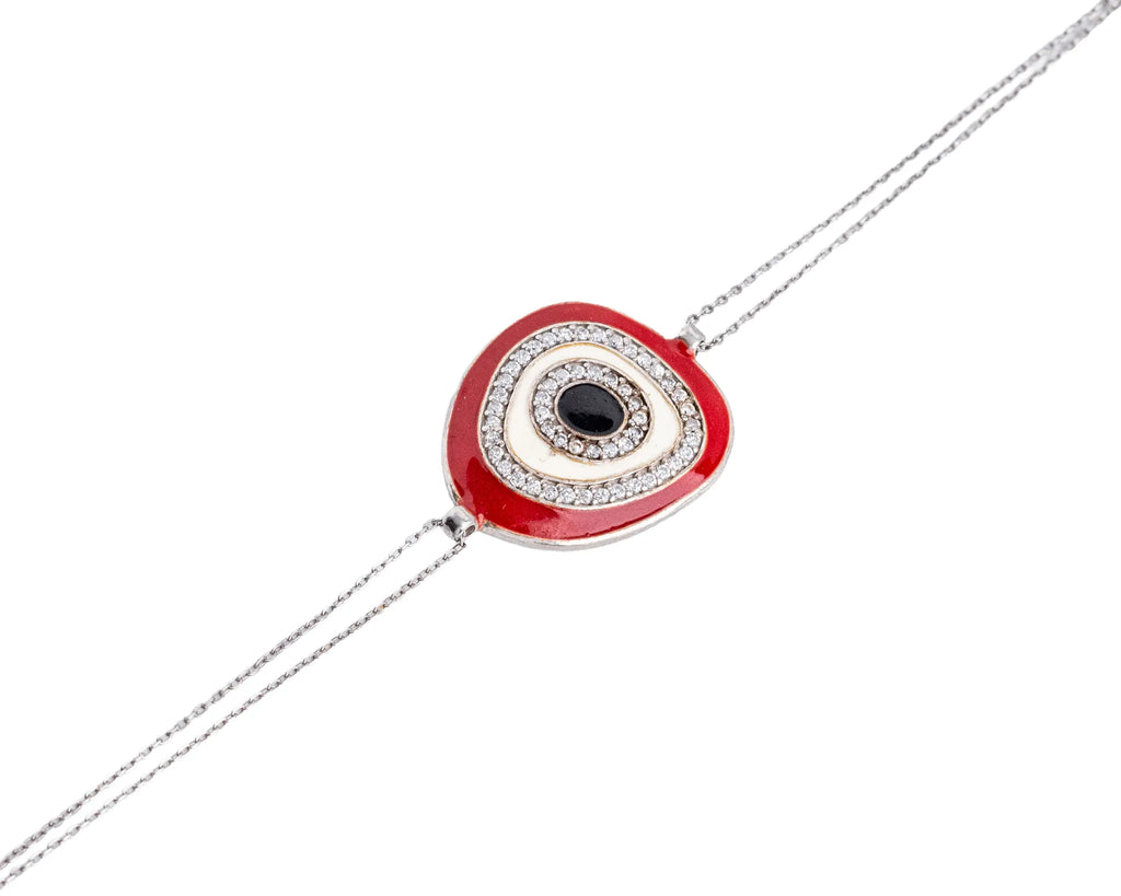 Keepsakes Crimson Evil Eye Bracelet
