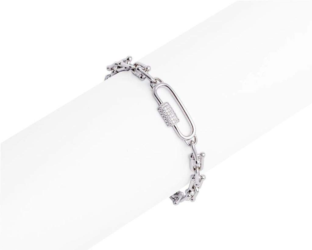 Keepsakes Link Lock Bracelet