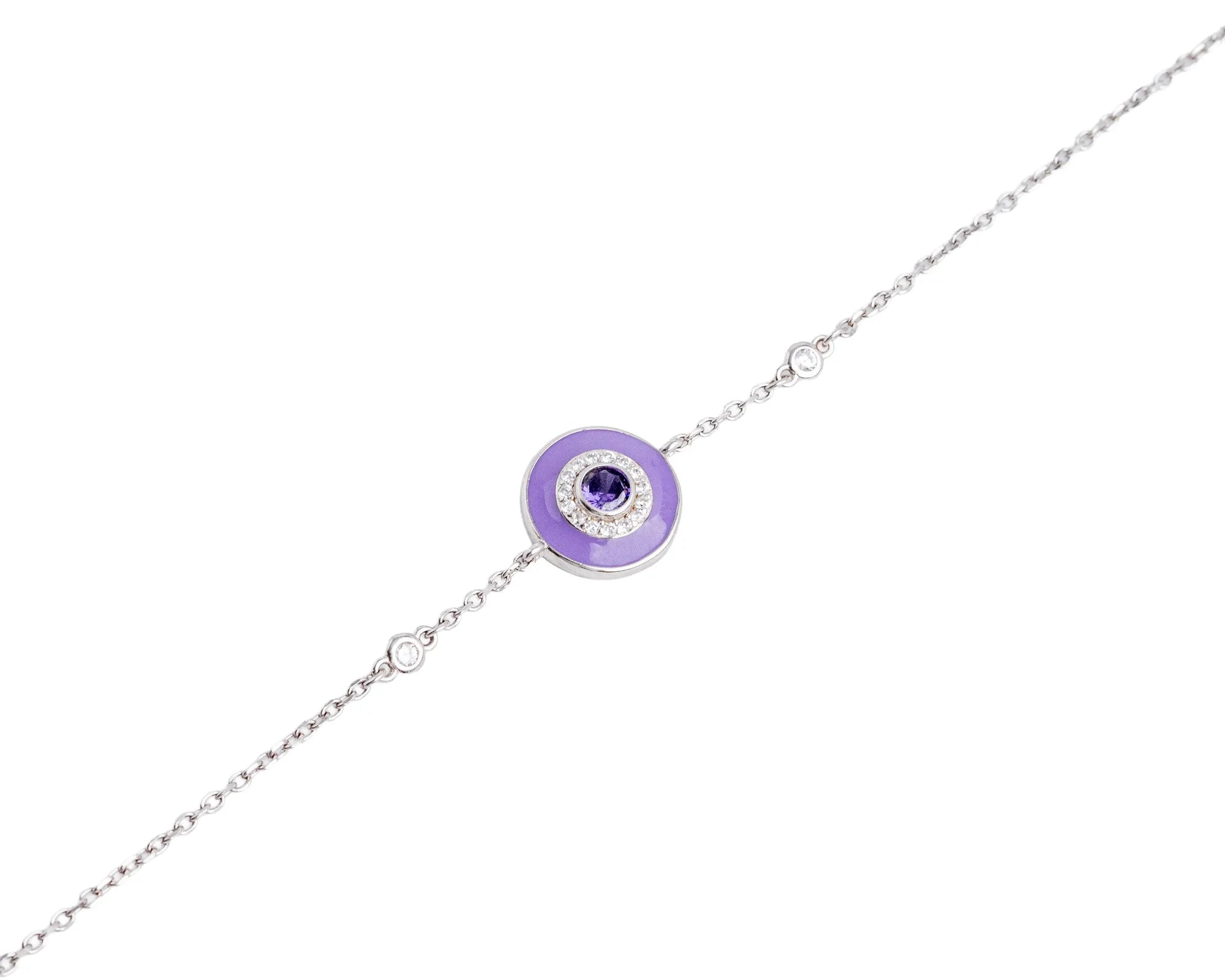 Keepsakes Lavender Enamel Bracelet