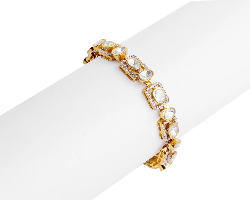Noor Polki Link Bracelet